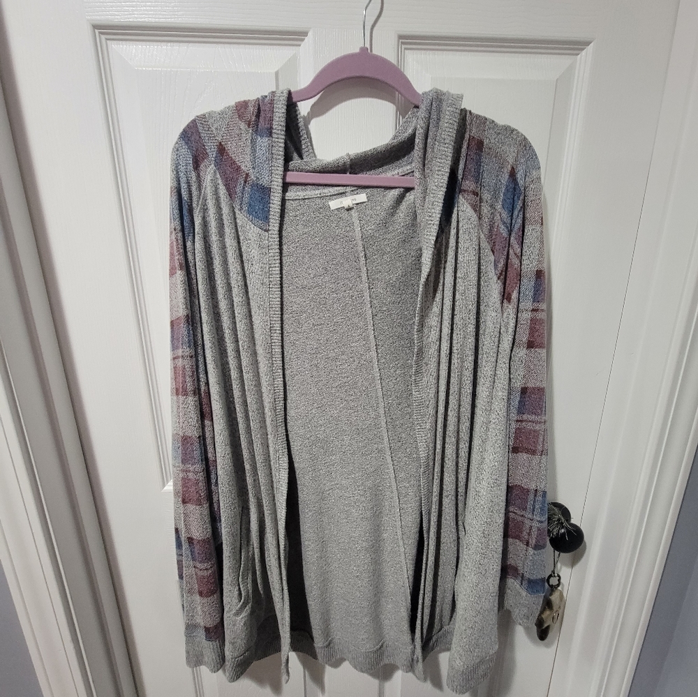 Plus size Maurices Duster size 4 plaid